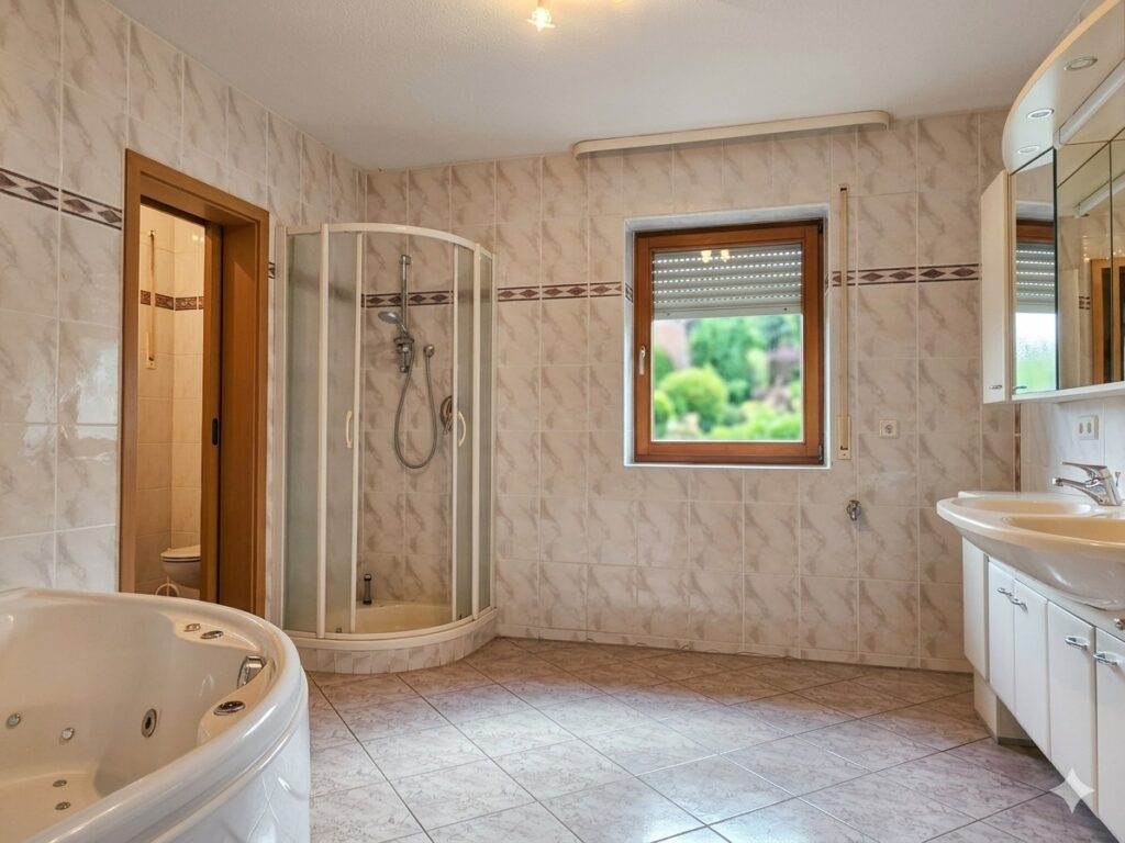 Bad mit Toilette