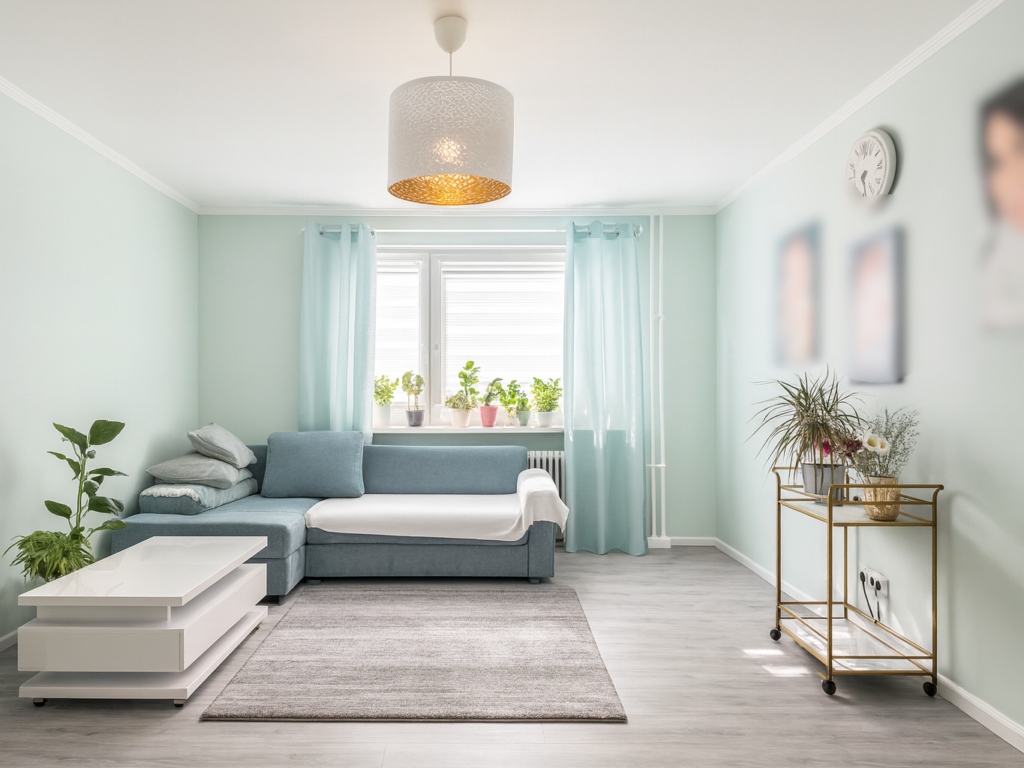 Wohnzimmer Blick Fenster