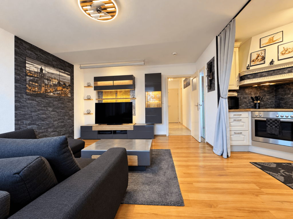 Wohnzimmer Blick Eingang